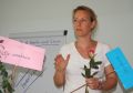 Birgit Hess überzeugte mit Blumen